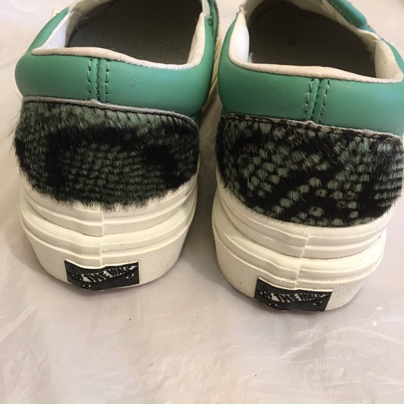 Vans Platform Super Comfy Cush Crème de Menthe Sneakers Shoes - Picture 5 of 7